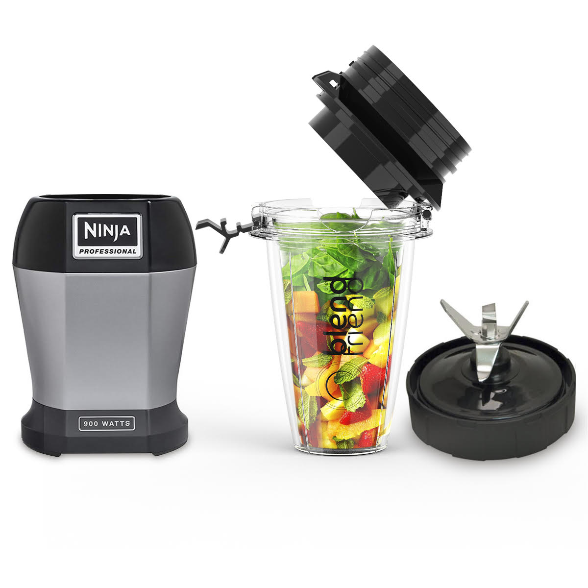 Disposable cup attachment for Ninja Blenders